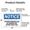 Signmission Please Ensure Gas Is Turned Off After Each Use OSHA Notice Sign, Aluminum, 24in W x 18in L, 2PK OS-2PACK-NS-A-1824-L-17443 - alternate 2